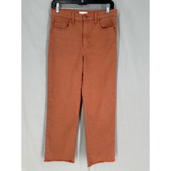 Altard State Jeans Womens 27 Brown High Rise Straight Leg Stretch - Picture 1 of 11